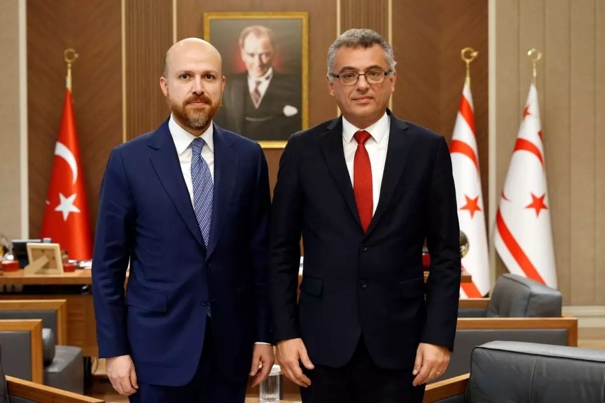 KKTC Cumhurbaşkanı Erhürman, Bilal Erdoğan’ı Ağırladı ve Samimi Görüşmeler Gerçekleştirildi