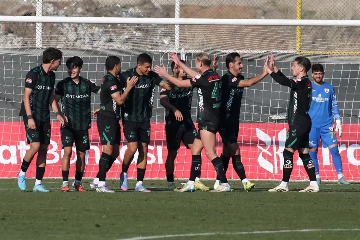 Konyaspor Muş’ta Zenefle 4-1 Galip Ayrıldı