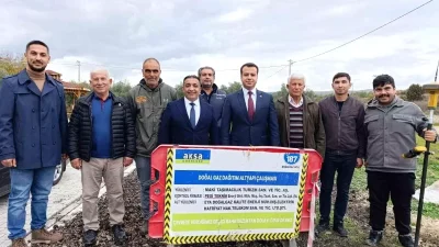 Köprübaşı İlçesinde Doğal Gaz Altyapı Çalışmaları Başladı