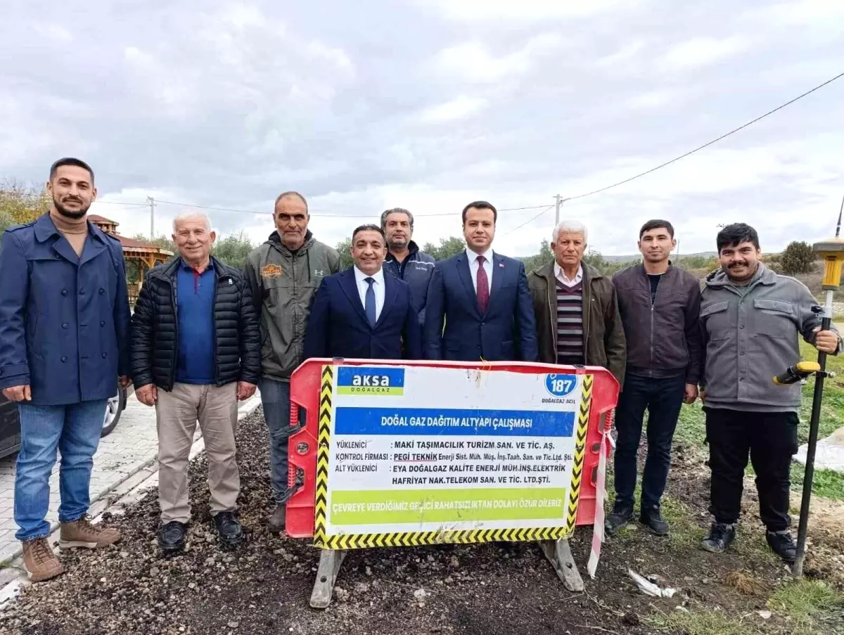 Köprübaşı İlçesinde Doğal Gaz Altyapı Çalışmaları Başladı