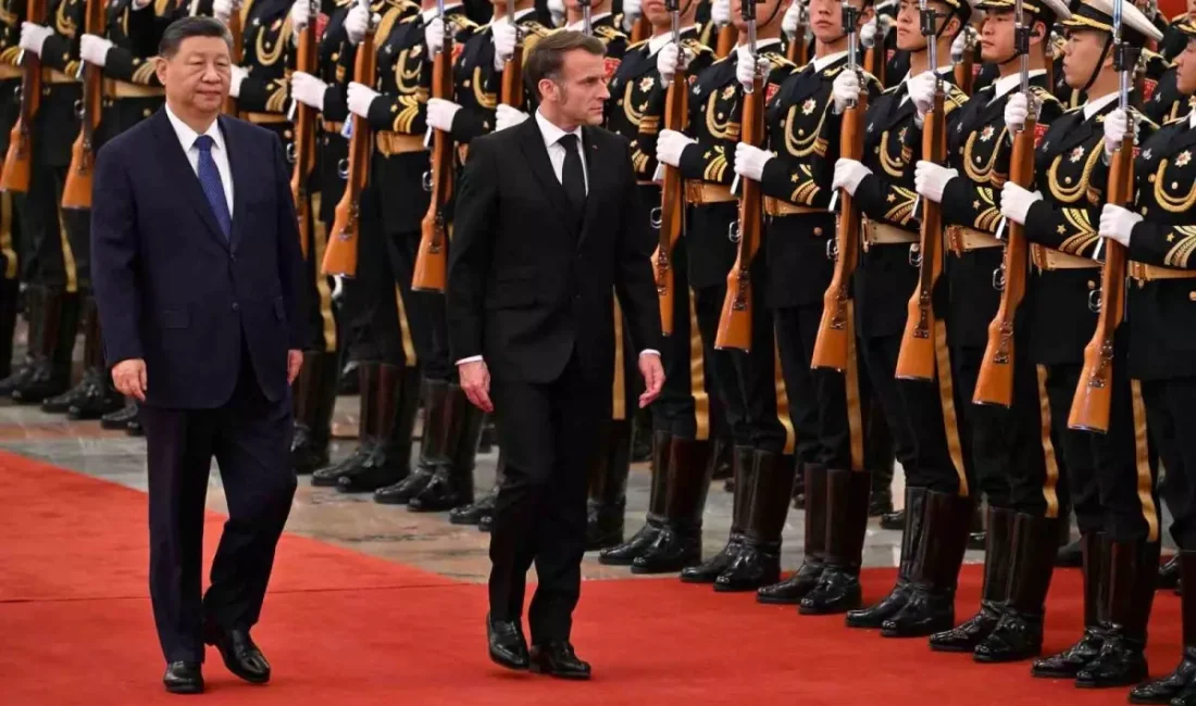 Macron ve Xi Jinping'in