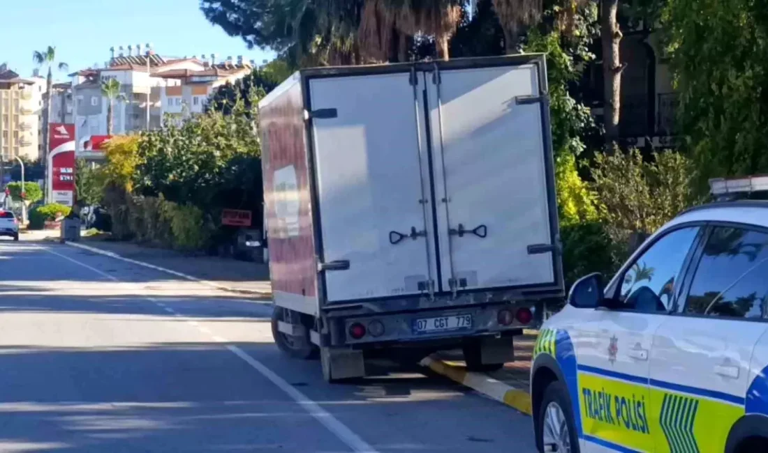 Manavgat'ta trafik kontrolünde toplam