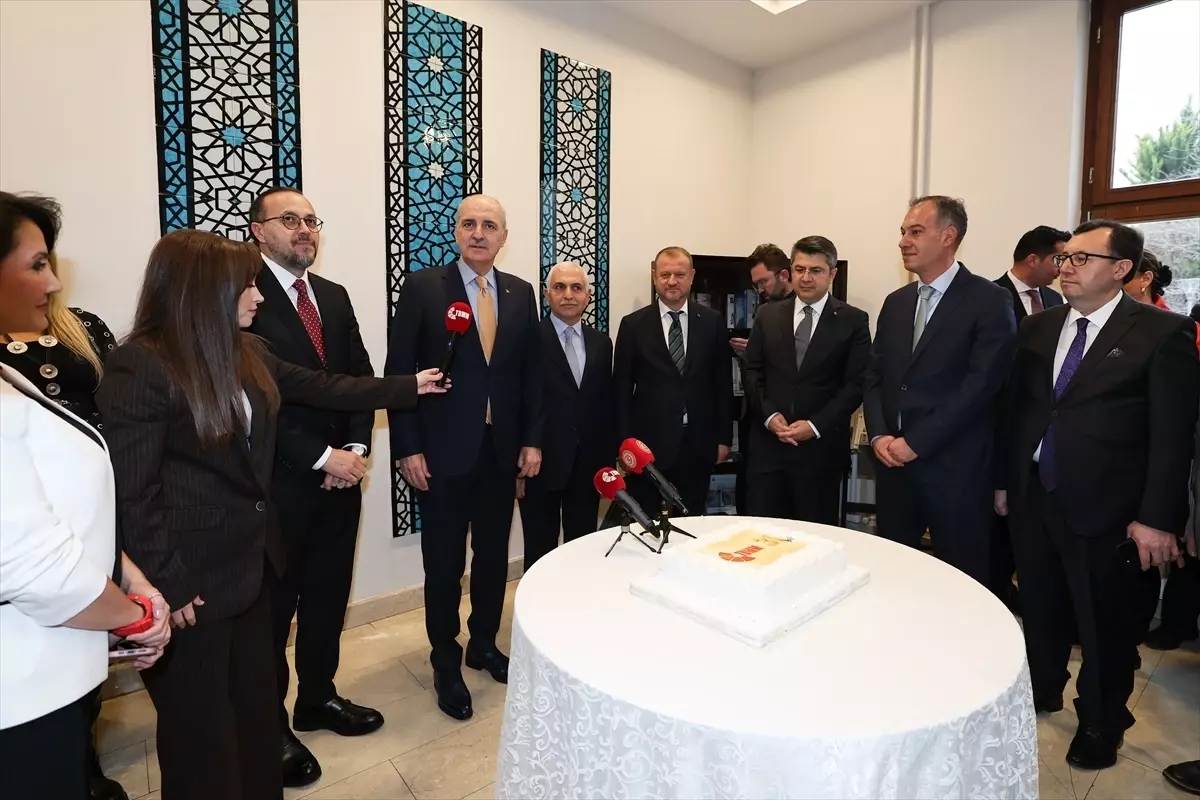 Numan Kurtulmuş’tan TBMM TV’ye 31. Yıl Kutlama Ziyareti