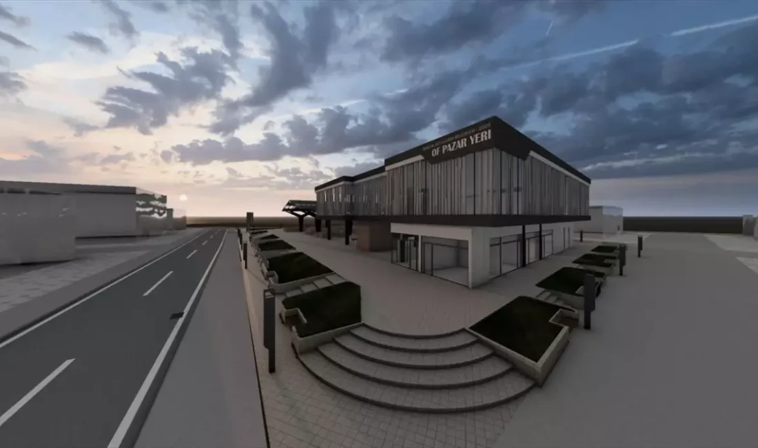 Of ilçesine modern pazar