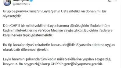 Ömer Çelik, Leyla Şahin Usta'ya