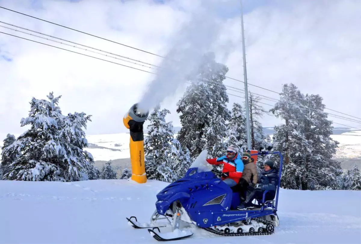 Sarıkamış Kayak Merkezi’nde Suni Karlama Sistemleri Testleri Tamamlanmak Üzere