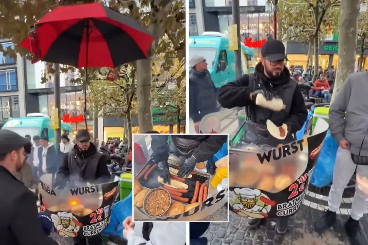 Sokakta Yenilikçi Sosis Satış Tekniği Sosyal Medyada Gündem Oldu