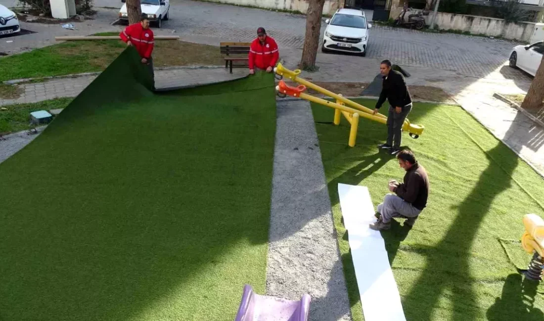 Söke’de park ve bahçelerde