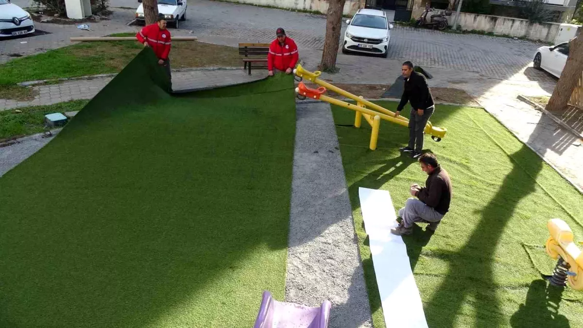 Söke’de Park ve Bahçelerde Modernizasyon Hareketi Devam Ediyor