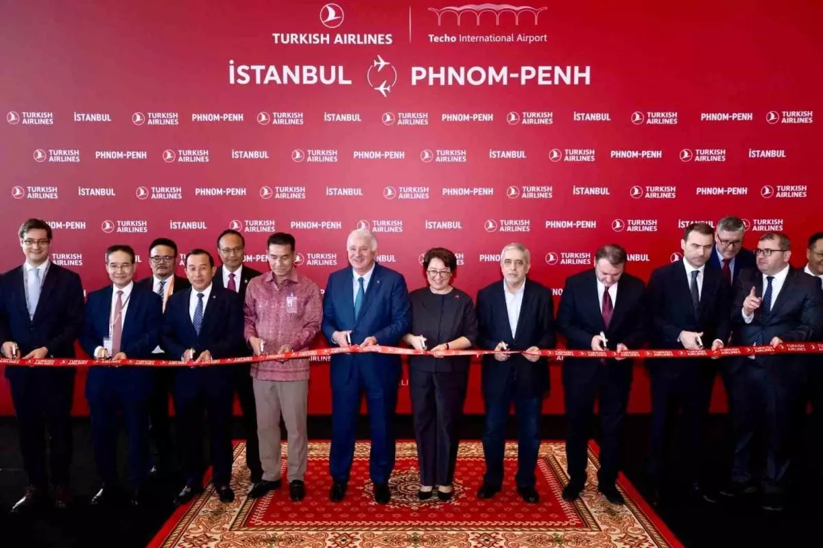 Türk Hava Yolları Kamboçya’nın Başkenti Punom Pen’e Uçuşlarını Başlattı