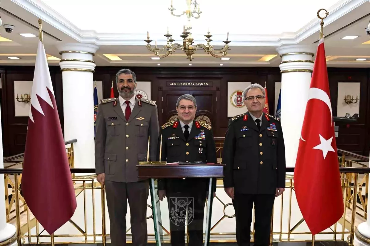 Türk ve Katar Ordu Üst Düzey Temaslar Ağırlandı