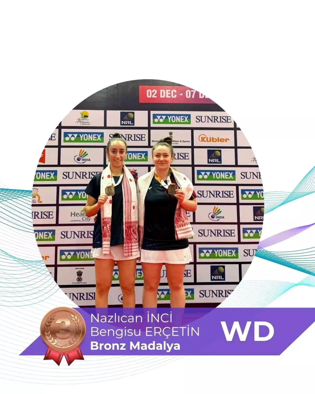 Türkiye Badminton Takımı Guwahati Masters’ta Tatsız Bir Başarı Elde Etti