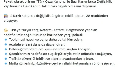Yargı Paketi Onay Süreci ve İçeriği Hakkında Güncel Bilgilendirme
