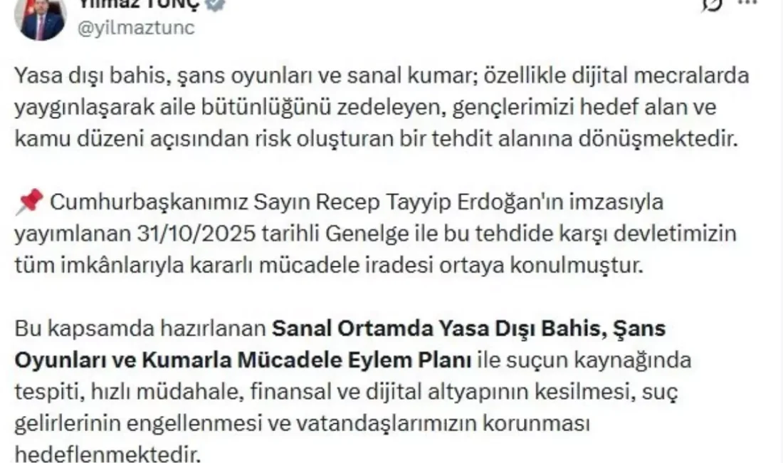 Yasa dışı bahis ve