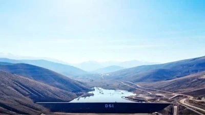 Yelpınar Göleti'nin su tutmaya başlamasıyla