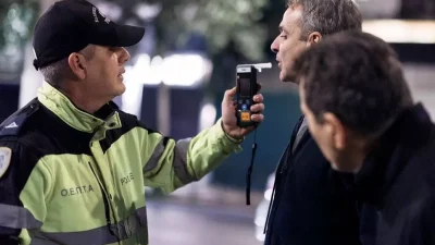 Yunanistan Başbakanı ve bakanın trafik